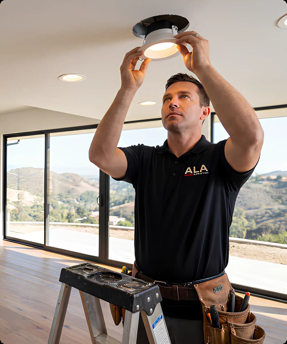 Smart home and LED lighting installation