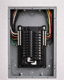Electrical panel after upgrade