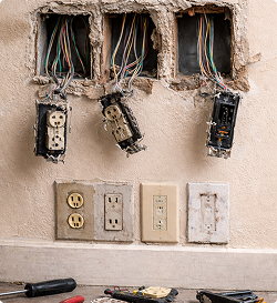 Electrical work before renovation