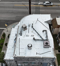 New roof installation after renovation