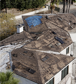 Roof before replacement