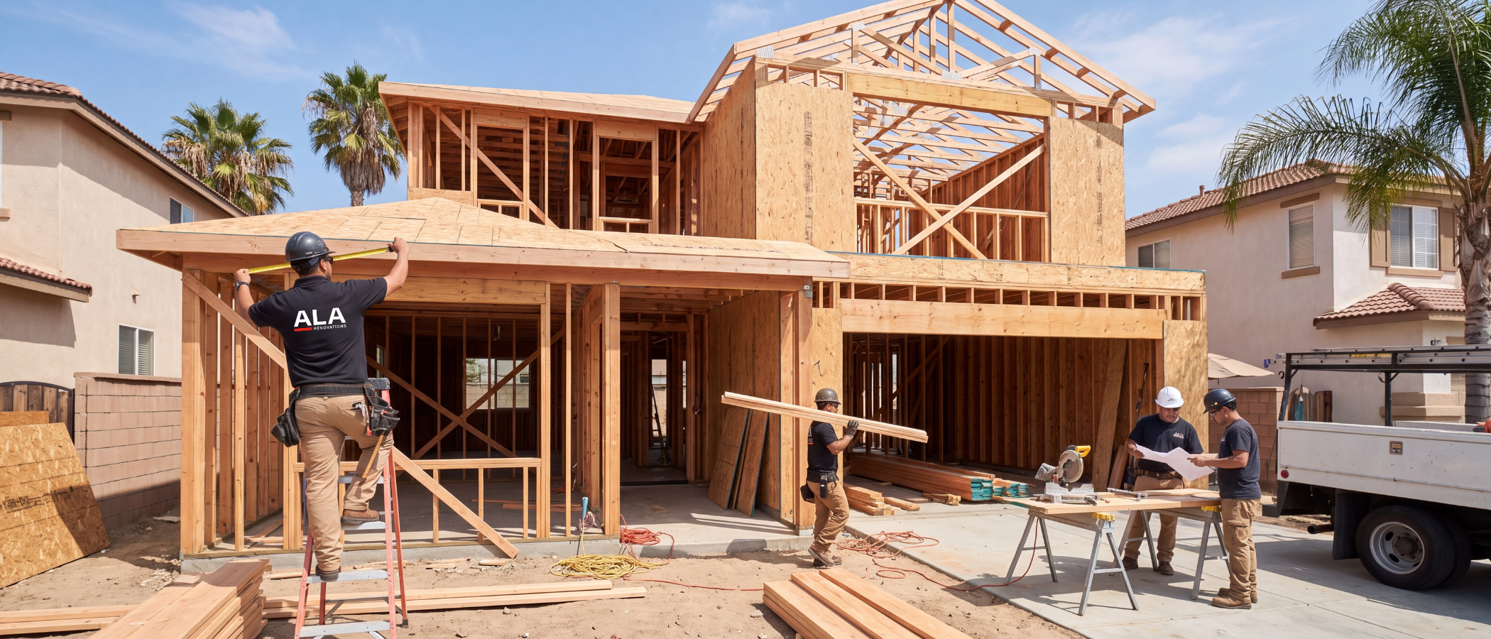 Construction services by ALA Renovations in Los Angeles