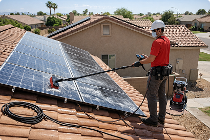Solar Panel Cleaning & Maintenance